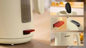 Чайник электрический Bosch MyMoment TWK2M167 2400 Вт, бежевый