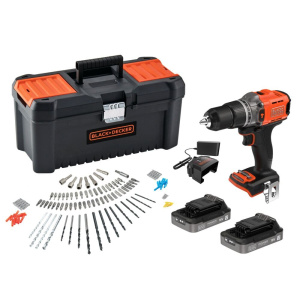 Аккумуляторная ударная дрель-шуруповерт BLACK+DECKER BCD383D2TA