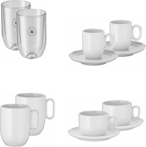 Набор чашек WMF Barista 0695949440 + 0951722040 + 0695959440 + 0695939440, белый