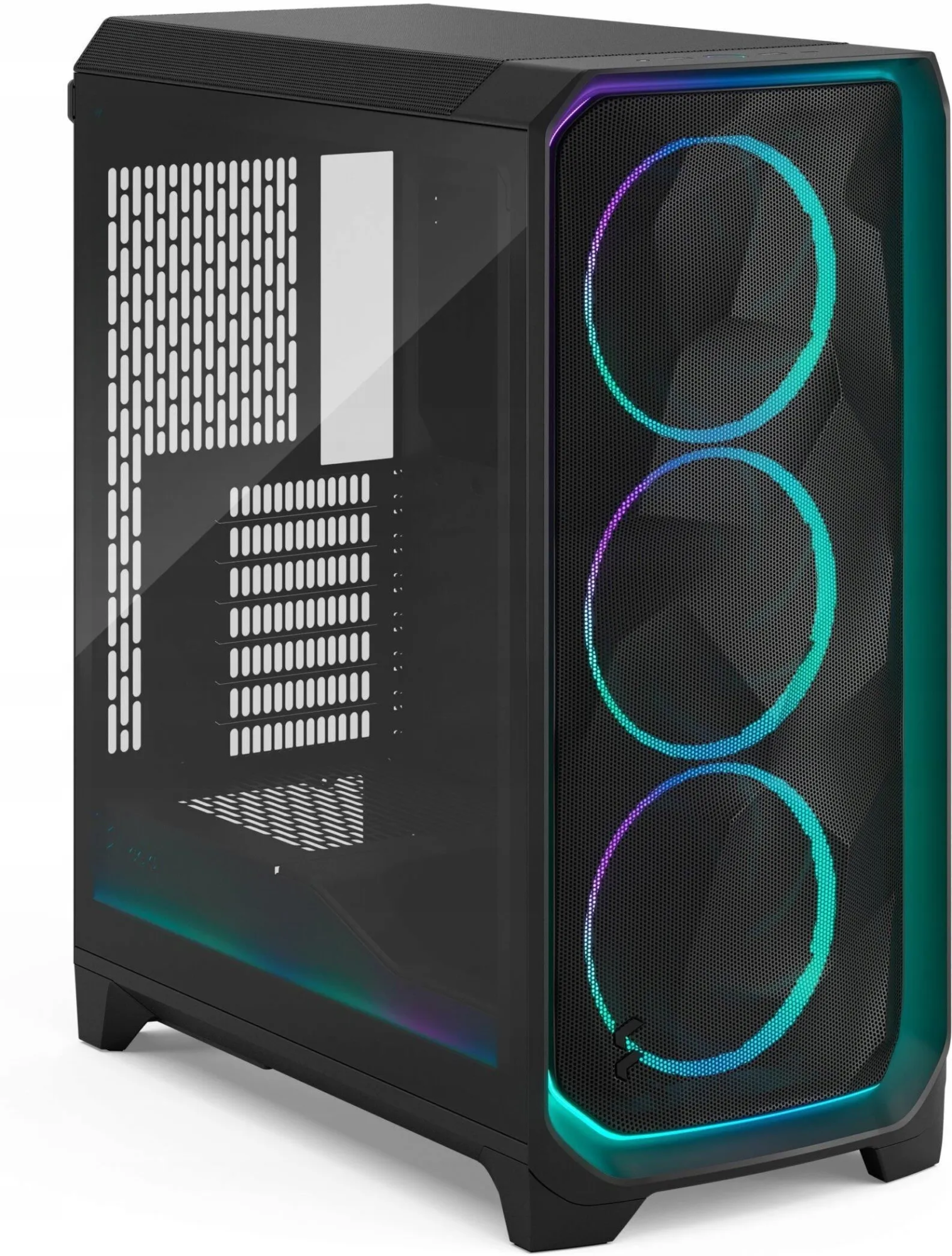 Корпус компьютерный Fractal Design Meshify 3 Ambience Pro RGB Black TG Light Tint черный (FD-CMES3-A03)
