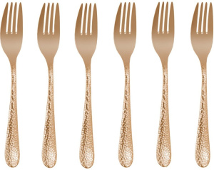 Набор десертных вилок WMF Sitello Copper 15,7см 6шт., медный