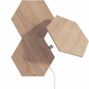 Светодиодная панель Nanoleaf Elements Wood Look Hexagons Expansion Pack (3 панели) NL52-E-0001HB-3PK
