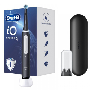 Электрическая зубная щетка Oral B iO Series 4 с насадкой Ultimate Clean, черный