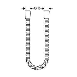Шланг для душа Hansgrohe Axor Montreaux 125cm 28112820
