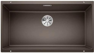 Кухонная мойка Blanco Subline 800-U Silgranit PuraDur с пробкой Infino 523150