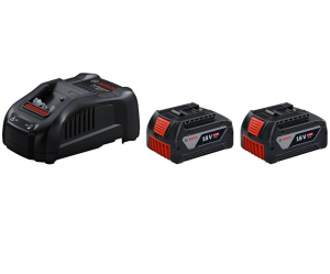 Комплект аккумуляторов 2xGBA 18V 5.0Ah + зарядное устройство GAL 1880 CV Bosch Professional (1600A00B8J)