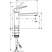 Кухонный смеситель Hansgrohe M423-H120 71807000, хром