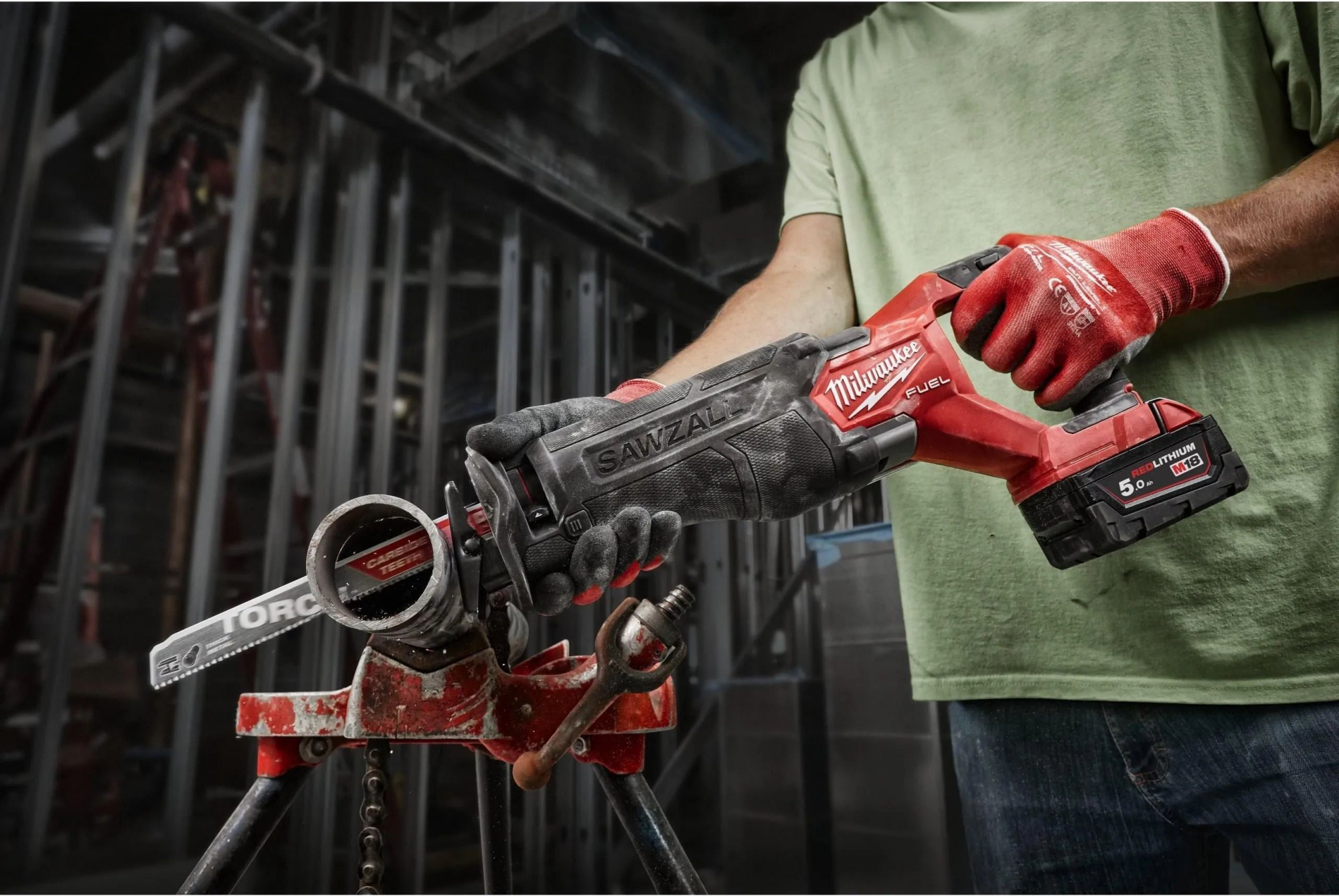 Сабельная пила Milwaukee M18 FSZ-0 без акб и ЗУ 4933498063