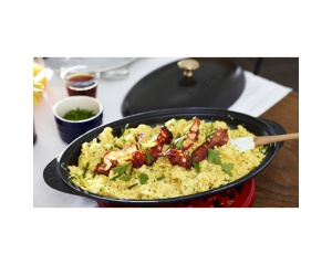 Чугунная жаровня для рыбы Staub с крышкой (St1332125)
