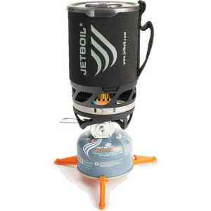 Туристическая плита Jetboil Micromo Carbon, чёрный, серый, оранжевый