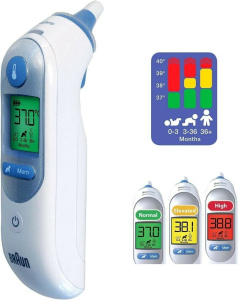 Ушной термометр с подогревом Braun ThermoScan 7 IRT6520