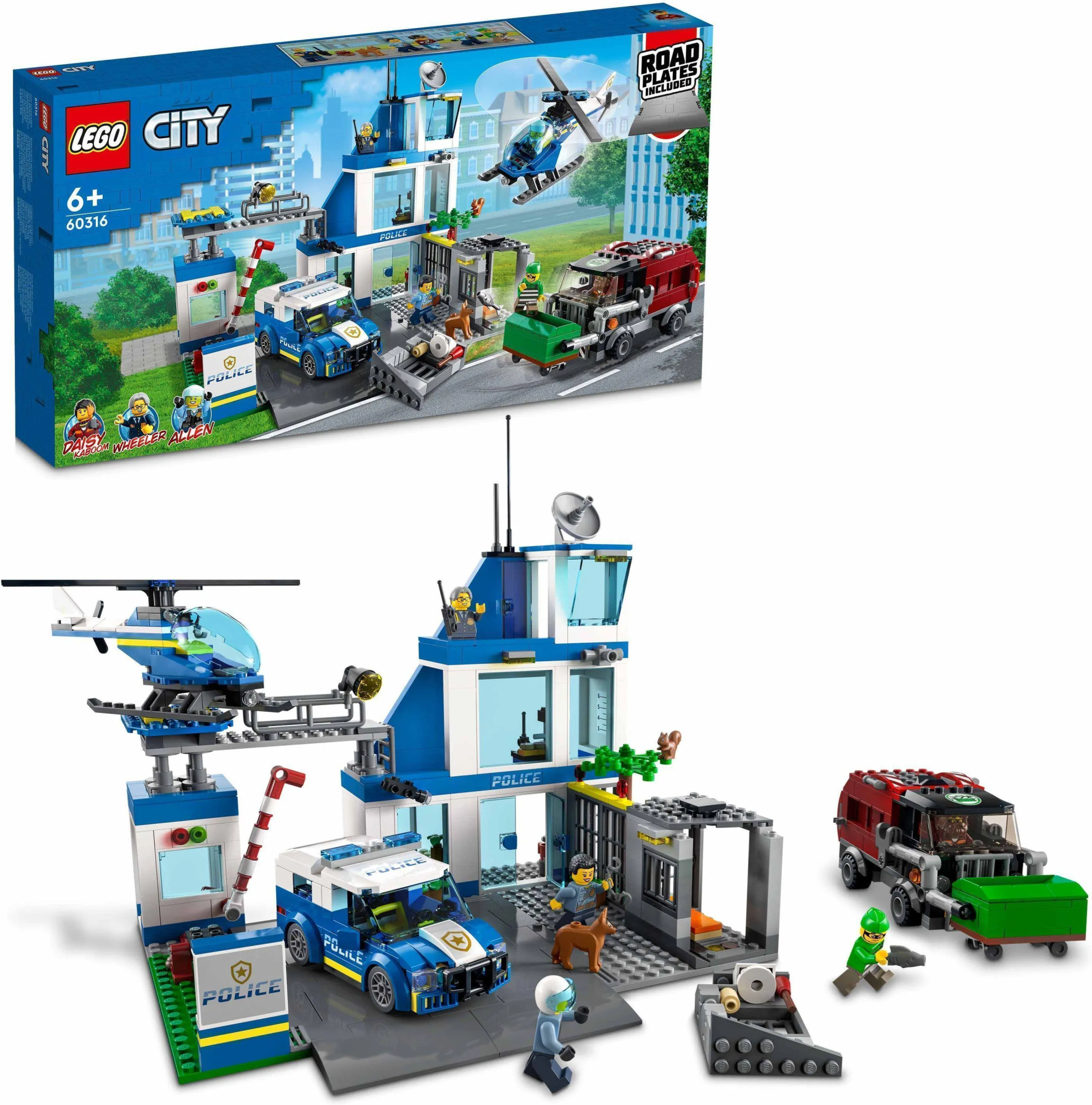 Конструктор LEGO City 60316 Полицейский участок