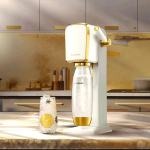 Комплект: Сифон Sodastream Art Белое золото + газовый баллон