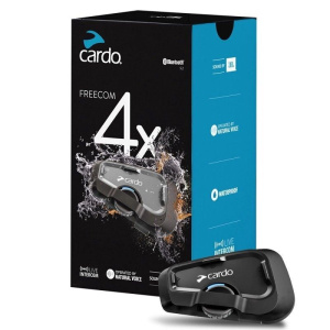 CARDO FREECOM 4X SINGLE Мотогарнитура на шлем Bluetooth 5.2 (v.2022)