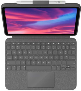 Клавиатура-чехол Logitech Combo Touch 920011437 для iPad 10-го поколения, серая