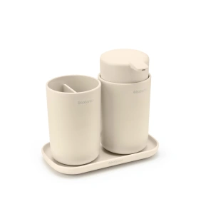 Набор аксессуаров для ванной Brabantia ReNew 223402, 3 предмета, бежевый