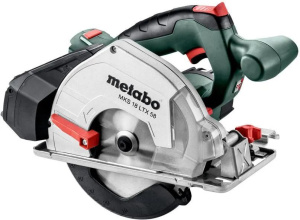 Циркулярная пила аккумуляторная Metabo MKS 18 LTX 58 600771840 в кейсе metaBOX с направляющей без акб и зу