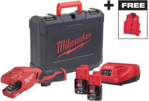 Аккумуляторный труборез по нержавеющей стали Milwaukee M12 PCSSMC-202C RAPTOR 2х2,0 Ач в кейсе с АКБ и ЗУ