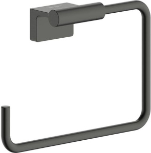 Держатель полотенец Hansgrohe AddStoris S 41784340, черный хром