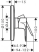 Смеситель Hansgrohe Rebris S Monotrou 72667670, матовый черный