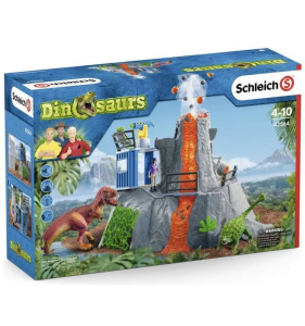 Игровой набор "Большая экспедиция на вулкан" Schleich Dinosaurs/ для детей от 4 лет/ Шляйх 42564