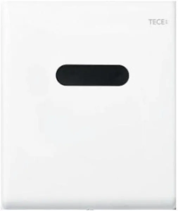 Электронная панель смыва для писсуара TECE planus, с инфракрасным датчиком, питание от батареи 6 В, белый матовый 9242354