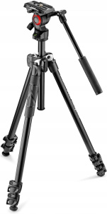 Штатив Manfrotto MK290LTA3-V 290 с головкой MVH400AH, чёрный