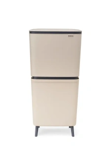 Контейнер для сортировки отходов Brabantia SortUp Hi 275005, 20 + 25 л, светло-бежевый