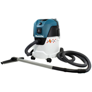 Профессиональный пылесос Makita VC2512L, 1000 Вт, бирюзовый