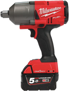 Аккумуляторный ударный гайковерт Milwaukee M18 ONEFHIWF12-502X 4933459727 2х5,0 Ач в кейсе HD Box с АКБ и ЗУ