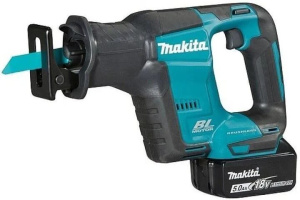 Пила сабельная Makita DJR188RTJ 18V с АКБ 2x5,0 Ah и ЗУ