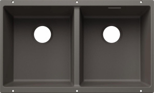 Кухонная мойка Blanco Subline 350/350-U Silgranit 527827, вулканический серый