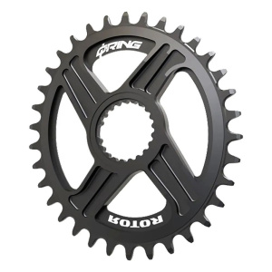 Ротор Qx1 Q Ring Oval MTB Chainring 1X12 Speed Shimano Black 36T