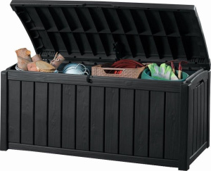Садовый ящик Keter Glenwood 390L, 128 x 65 x 61 см, графит