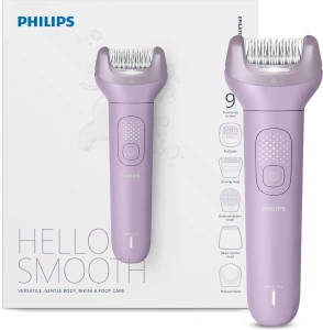 Эпилятор Philips Series 9000 BRE728/00, фиолетовый