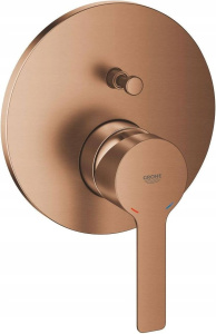Смеситель для ванны Grohe Lineare 24064DL1, розовое золото