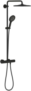 Душевая стойка Grohe Rainshower SmartActive 22119KF0, чёрная матовая
