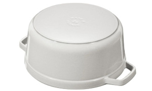 Чугунная кастрюля Staub La Cocotte 6,7 л, белая трюфель 405014140