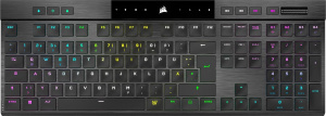 Игровая клавиатура Corsair K100 RGB Air 8039342, черная