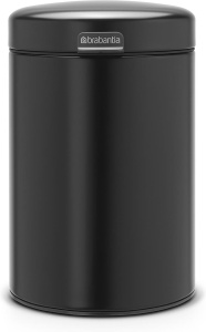 Мусорное ведро с педалью Brabantia NewIcon 116247 3л, матовое черное