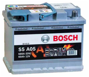 Автомобильный аккумулятор Bosch S5 A05 AGM 0092S5A050