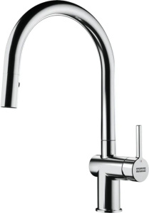 Кухонный кран Franke Active J pull down spray 115.0653.401, хром