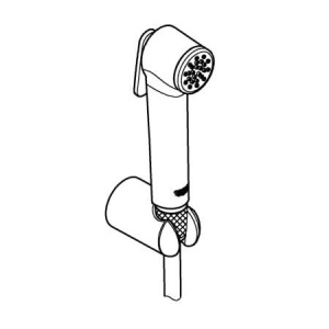 Душевой гарнитур Grohe Tempesta 27513AL1, матовый графит