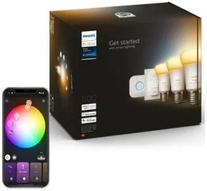 Стартовый комплект из 3 ламп Philips Hue White Ambiance E27 1100 лм 929002468403