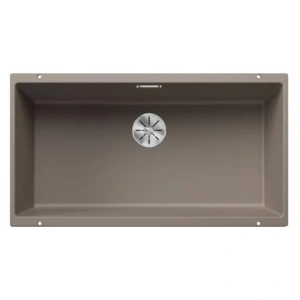 Кухонная мойка Blanco Subline 800-U Silgranit PuraDur с пробкой Infino 523148, трюфель
