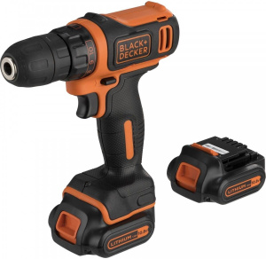 Аккумуляторная дрель-шуруповерт Black+Decker BDCDD12K1