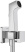 Ручная лейка для биде Hansgrohe Bidette E 1Jet EcoSmart 29231000, хром