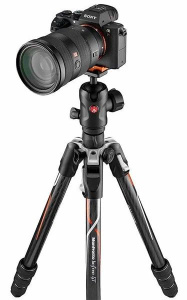 Штатив Manfrotto Befree Gt Carbon Sony Alpha Mkbfrtc4Gta-Bh с головкой Sony 7 oraz 9, чёрный