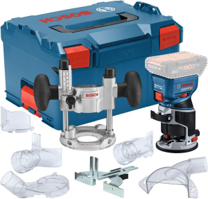 Аккумуляторный кромочный фрезер Bosch GKF 18V-8 06016C2003