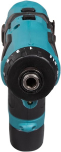 Дрель-шуруповёрт Makita DF012DSE 7,2V с АКБ 2x1,5 Ah и ЗУ